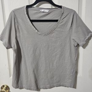 Mango V-neck Tee